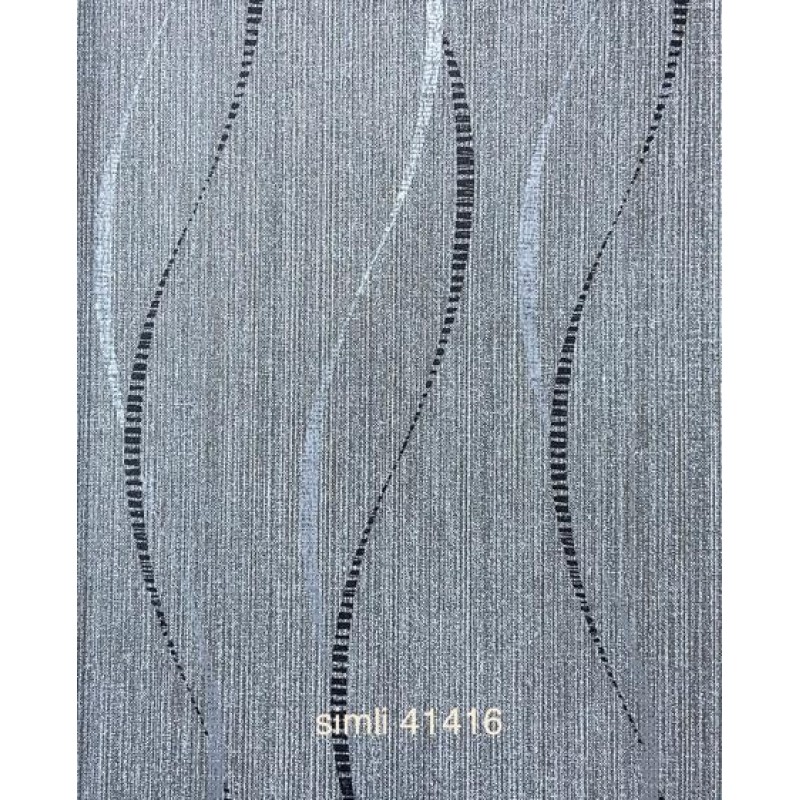 41416 Model Benzersiz Tasarımlı Royal Black Duvar Kağıdı