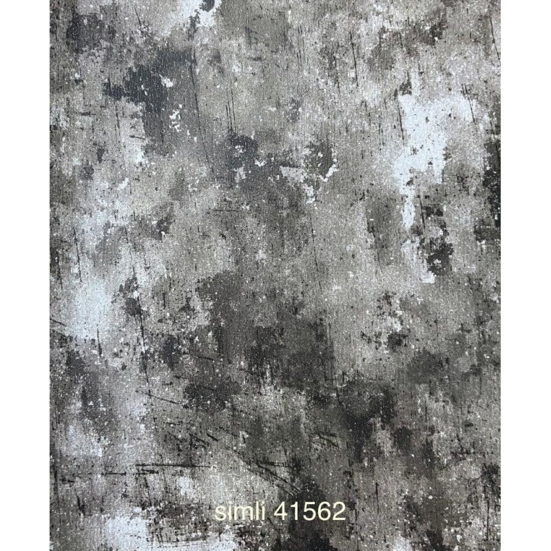 41562 Model Benzersiz Tasarımlı Royal Black Duvar Kağıdı