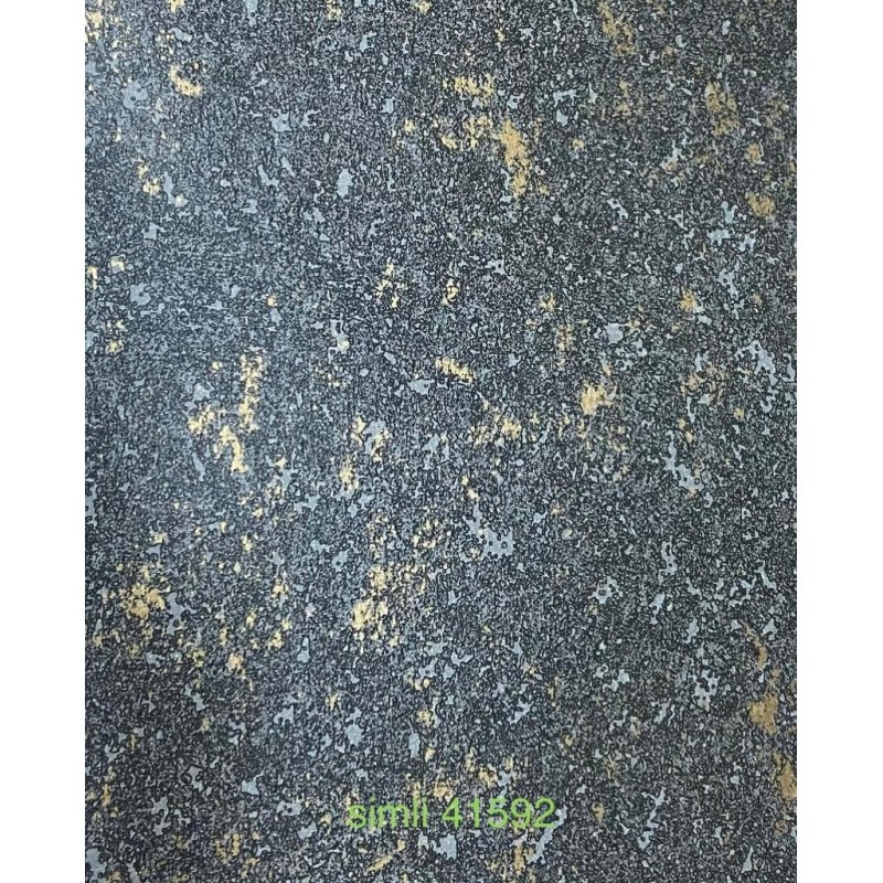 41592 Model Benzersiz Tasarımlı Royal Black Duvar Kağıdı